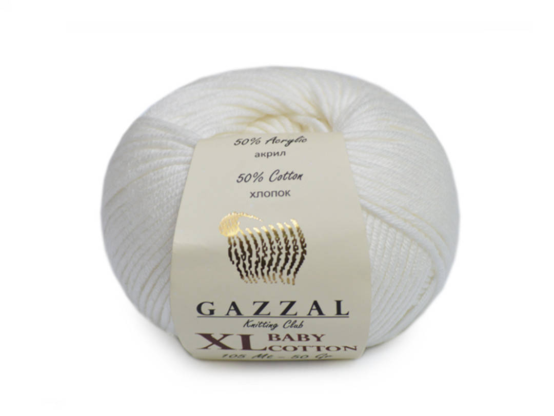

Gazzal XL Baby Cotton, Белый №3410