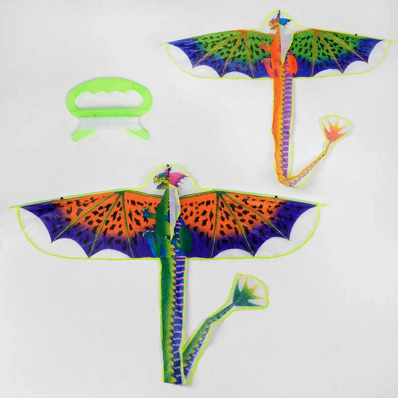 

Воздушный змей C 50617 (600) 2 вида, 140х75 см, в кульке