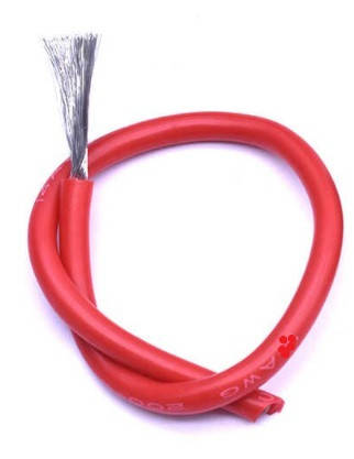 

8 AWG Провод силиконовый(0.5m) высокотемпературный