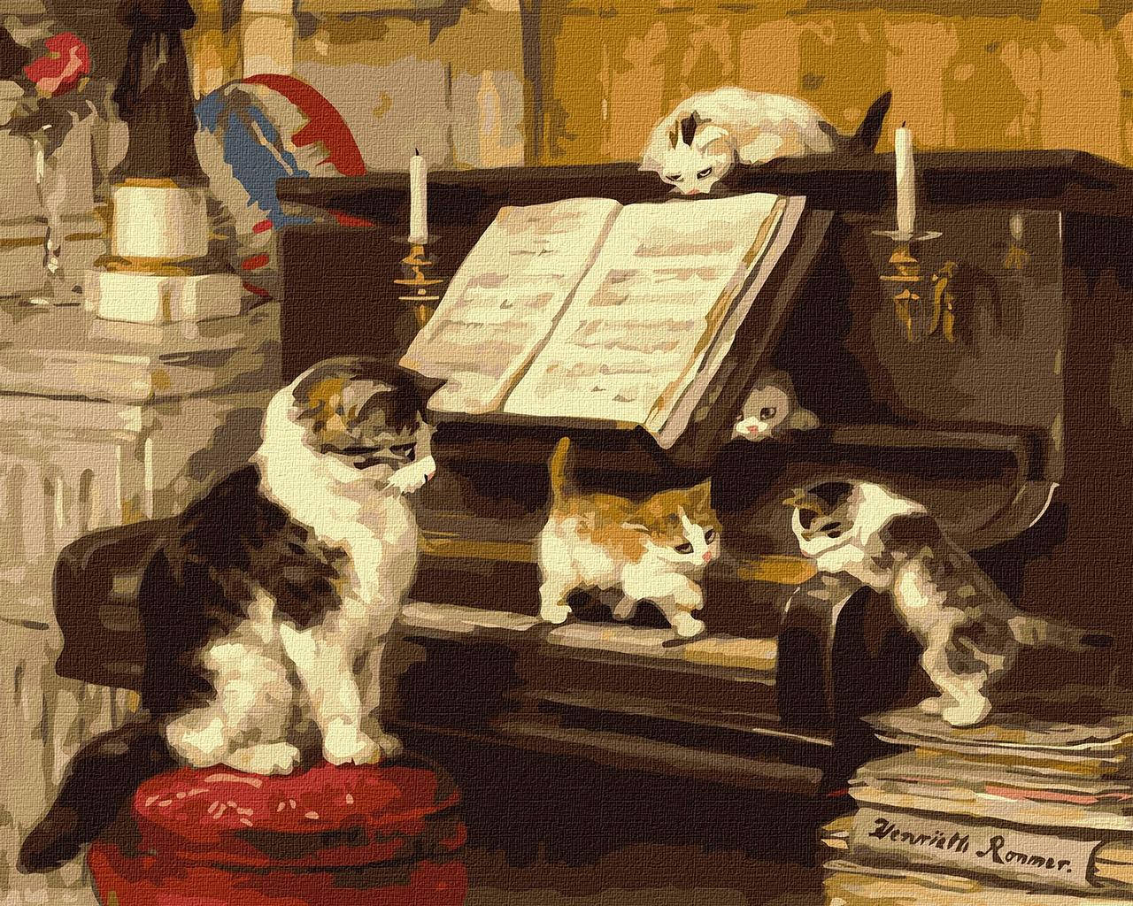

Картины по номерам - Уроки игры на пианино ©Генриетта Роннер-Книп КНО4330 ТМ Идейка 40х50 см