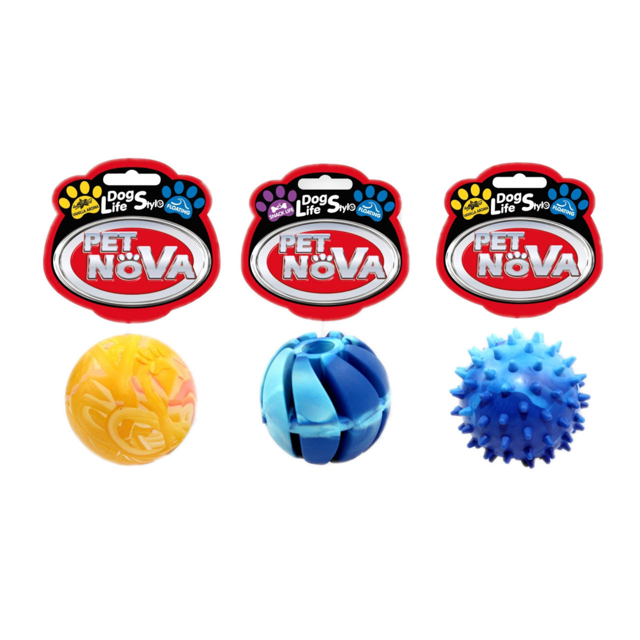 

Набор игрушек для собак Pet Nova «Игрушечные планеты S»