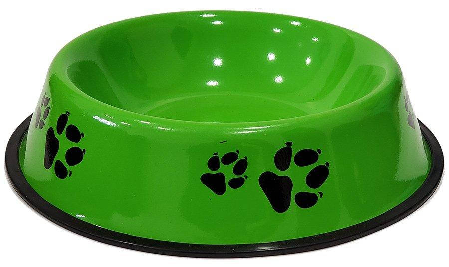 

Миска из нержавейки для собак 1,2 л (30 см) (лапки/косточка)
