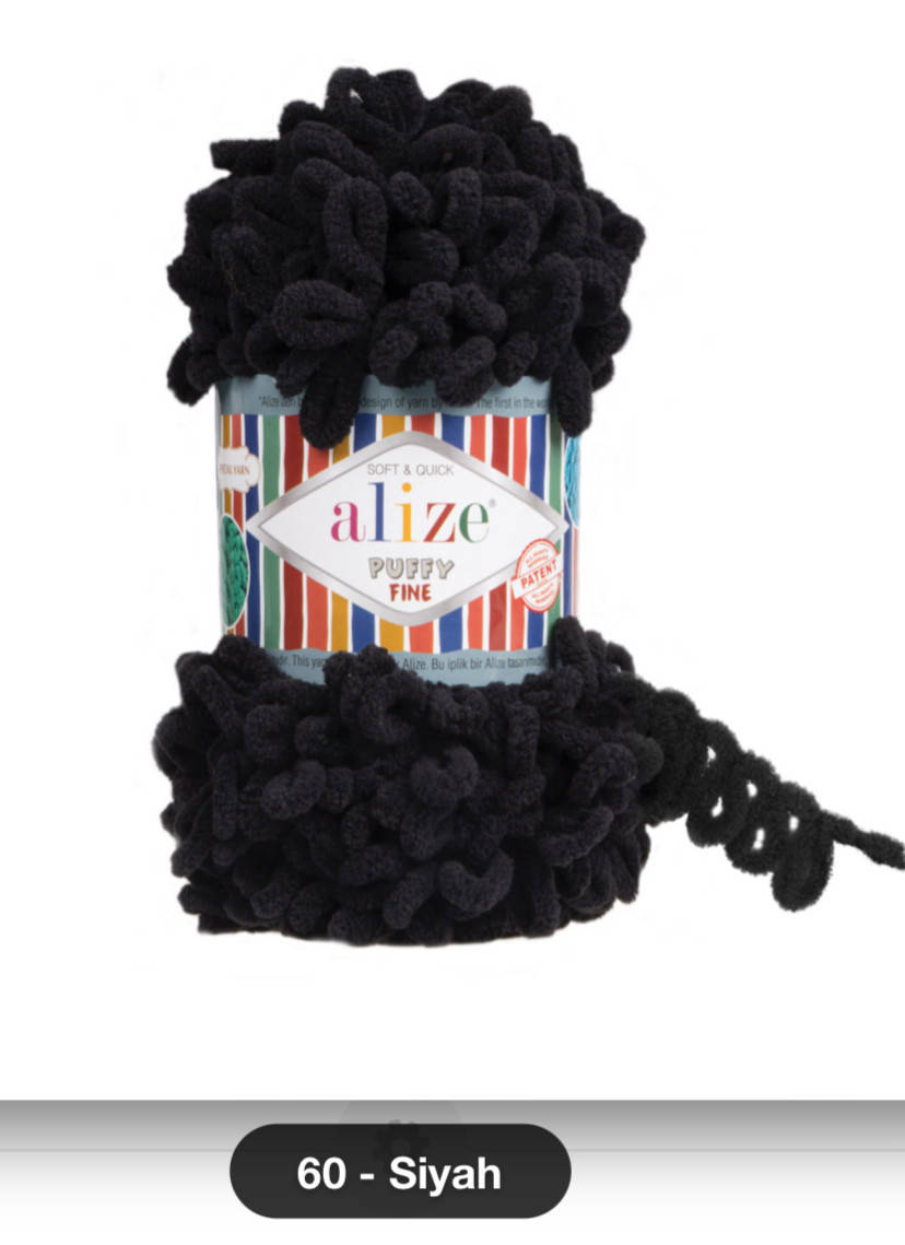 

Турецкая пряжа Alize Puffy fine