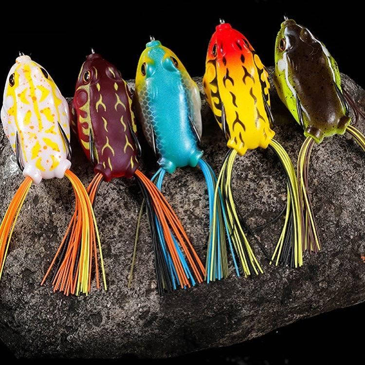 

Набор Воблеров Fishing D-Frog 5.5см (силиконовая жаба) 5шт