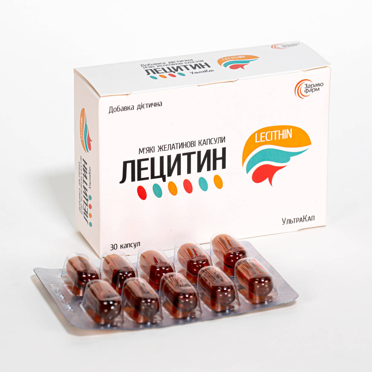 

Капсулы лецитина УльтраКап №30 Здравофарм
