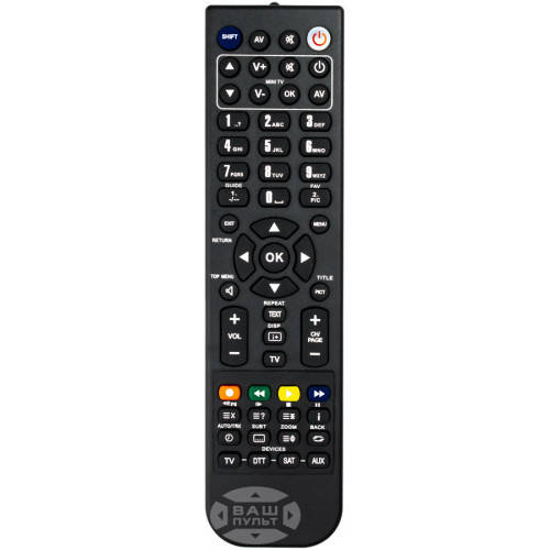 

Программируемый USB пульт CHANGER 4:1 HR-56G + mini TV