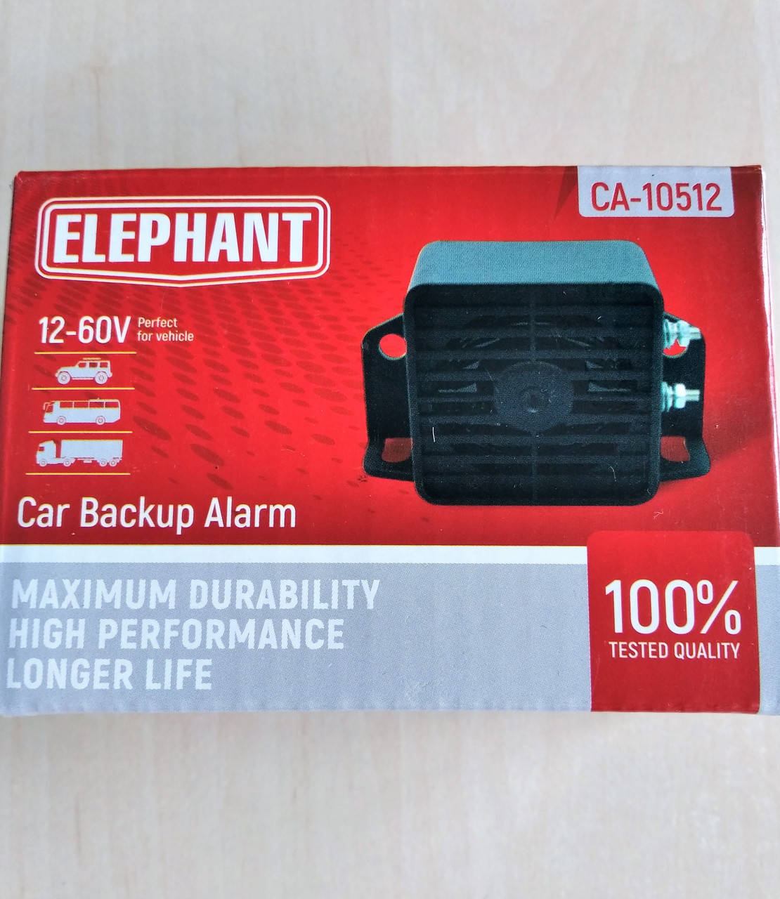 

Сигнал заднего хода Vitol CA-10512 Bi-Bi Elephant 12V-48V Зуммер автомобильный 12В 24В