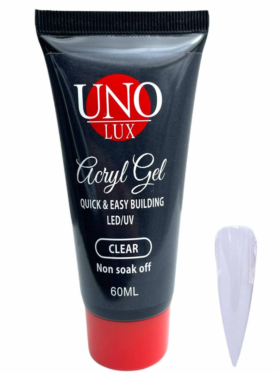 

Полигель (акригель) Uno LUX 60 мл. Clear