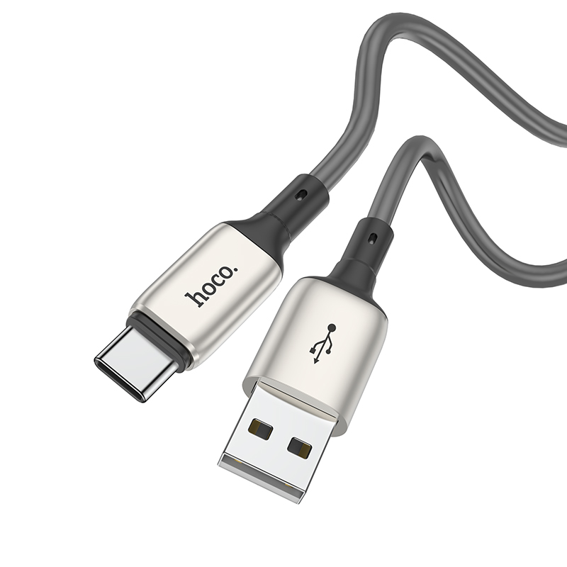

Кабель для зарядки телефона USB Type-C Android HOCO Howdy X66 |1m 3A | Черный
