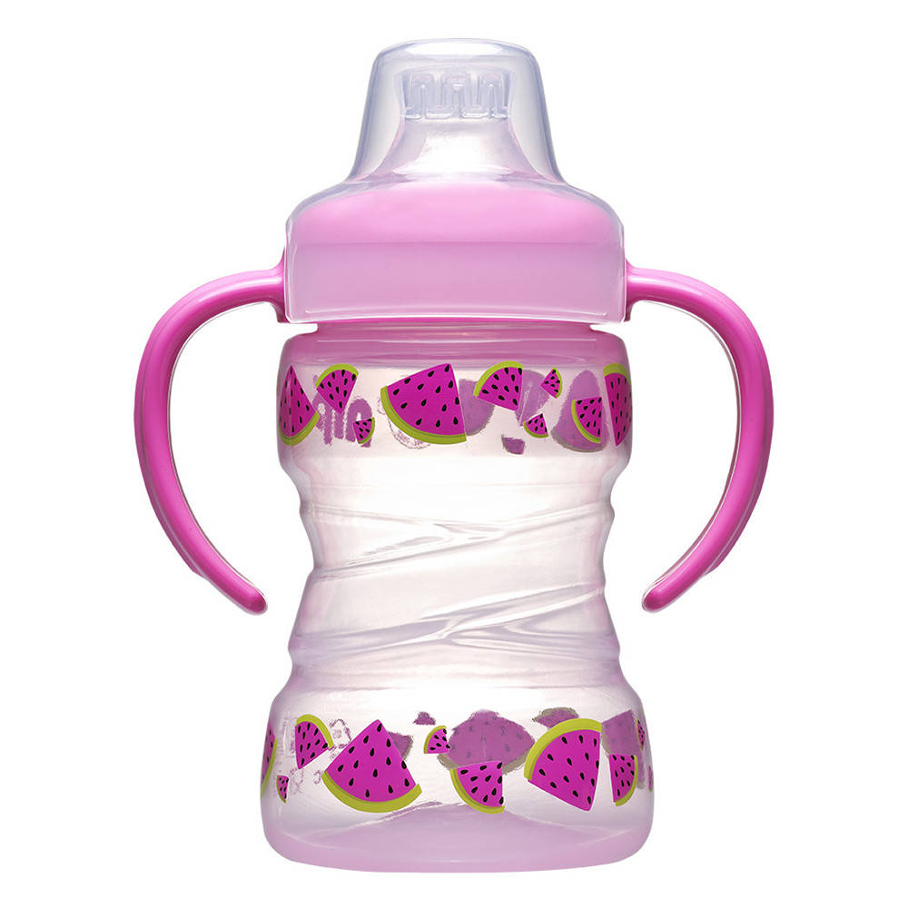 

Поильник-непроливайка (6+ мес.) NIP Soft Trainer 260 мл (4000821351028), Розовый