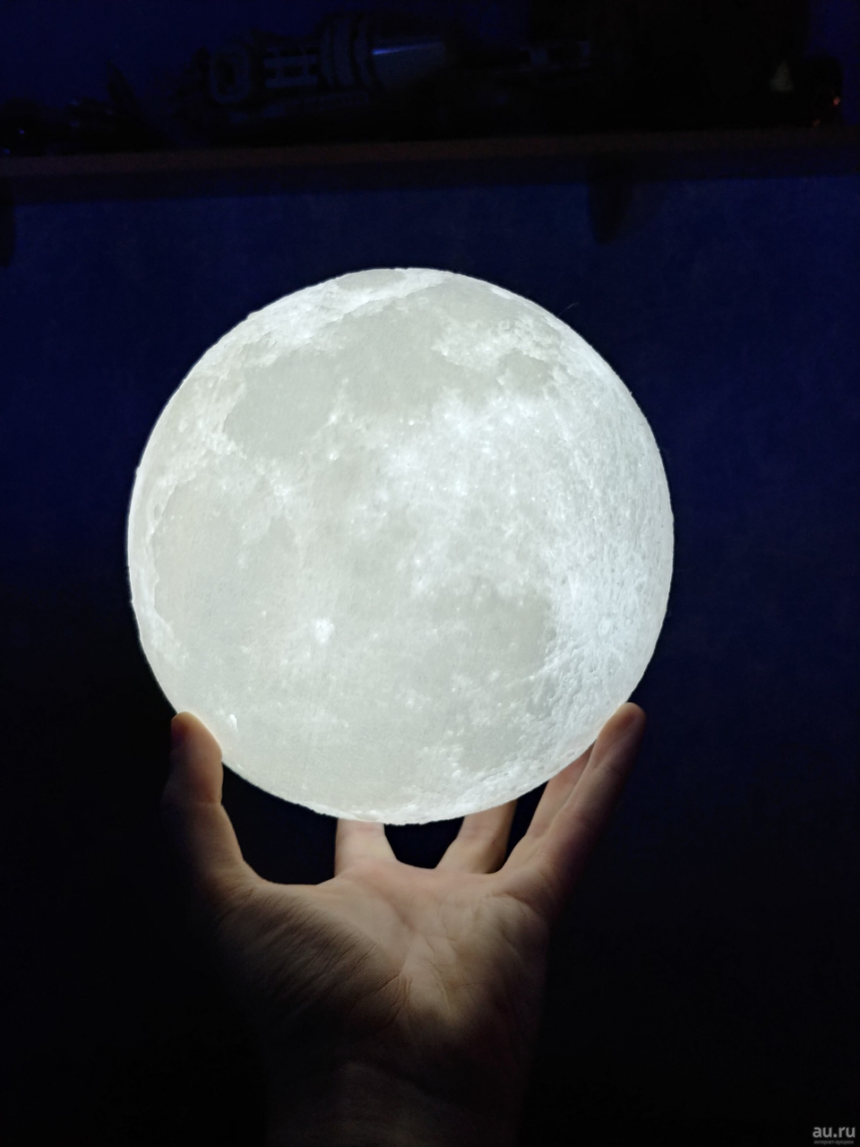 

Дизайнерская, яркая Сенсорная лампа ночник 3D MOON 18см. Лучшая Цена!