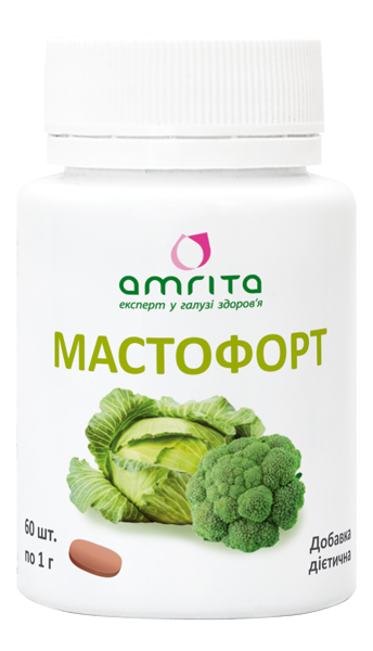 

Мастофорт- таблетки для лечения мастопатии, фибромиомы(60табл,Амрита )