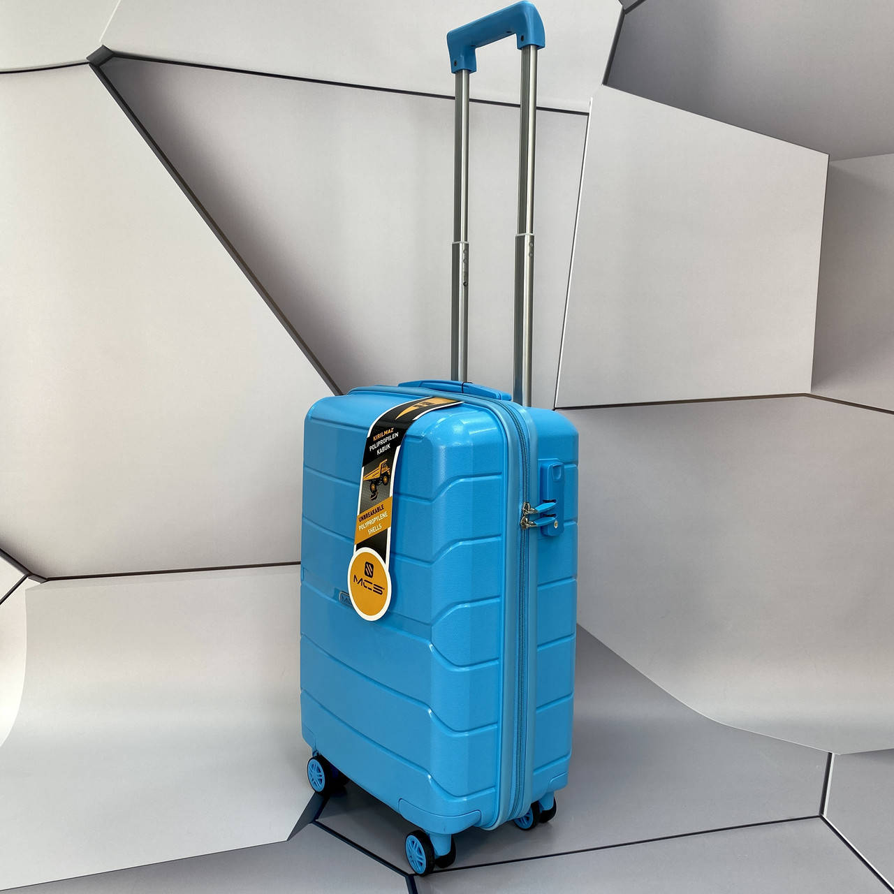 

Чемодан  из полипропилена MCS V366 L Blue, Голубой
