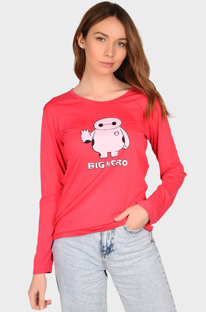 

Батник женский Big Hero малиновый 127773S