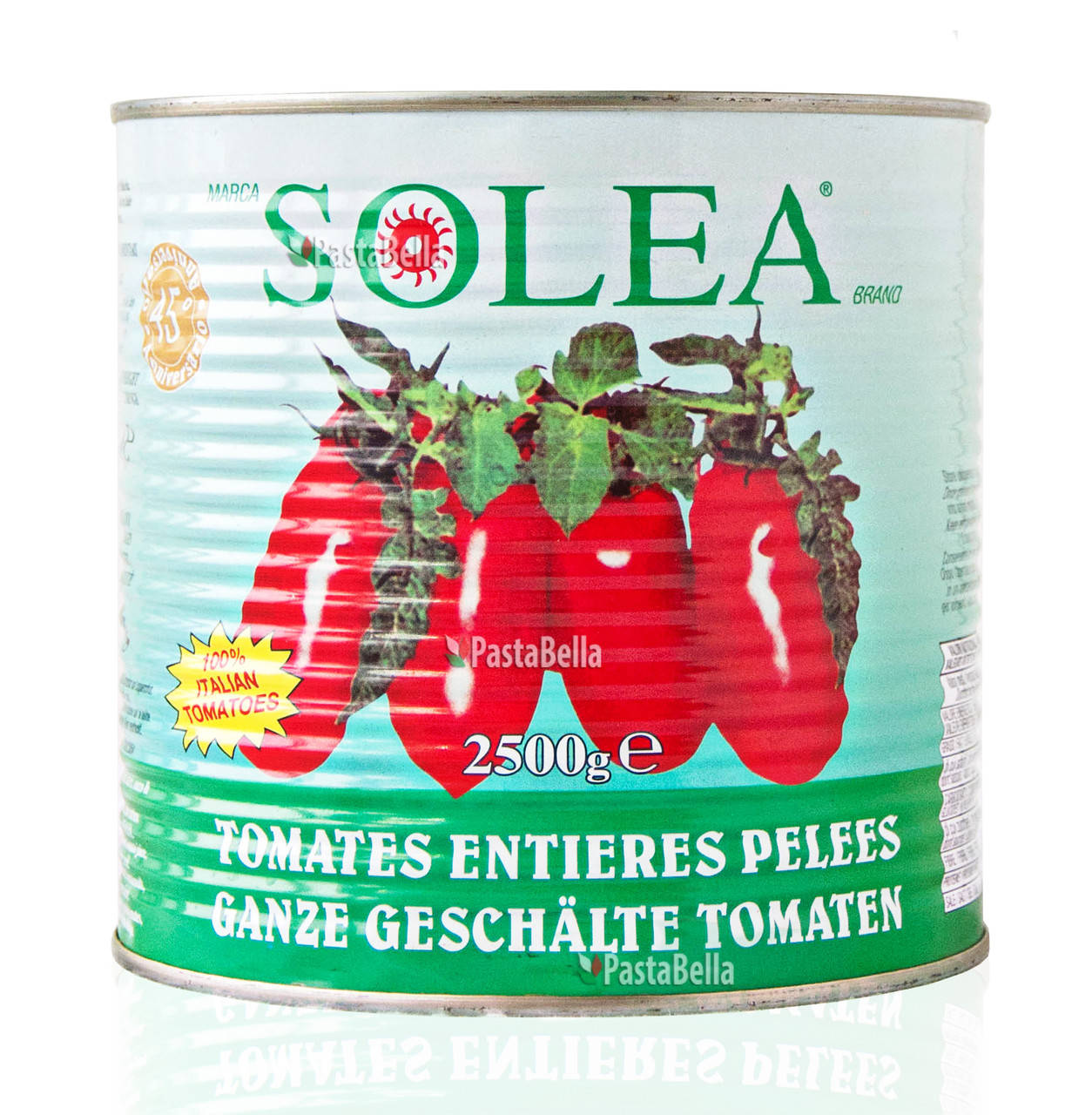 

Итальянские Томаты пелати в собственном соку - Pomodori pelati 2500g "Solea" Pastabella