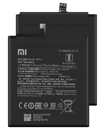 

Аккумулятор для Xiaomi BP40 / BP41 / Mi9 T / K20, 3900 mAh АААА