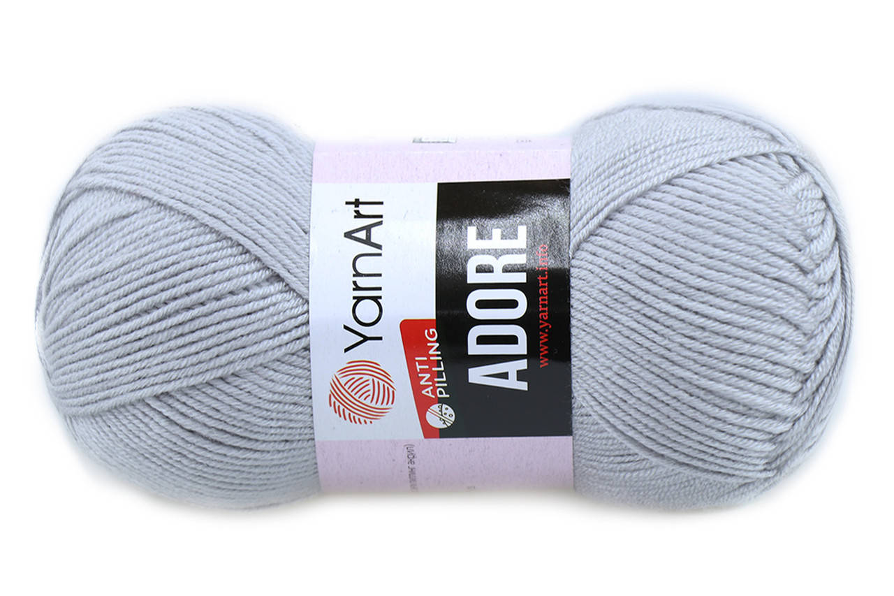 

YarnArt Adore, Пепельный №346, Серый
