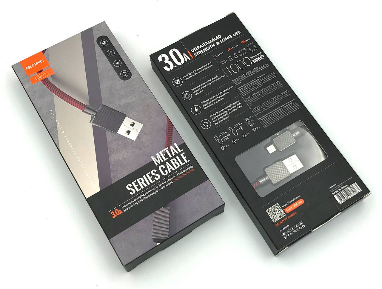 

USB кабель / Дата кабель Sunpin DM-77 3.0A Micro USB