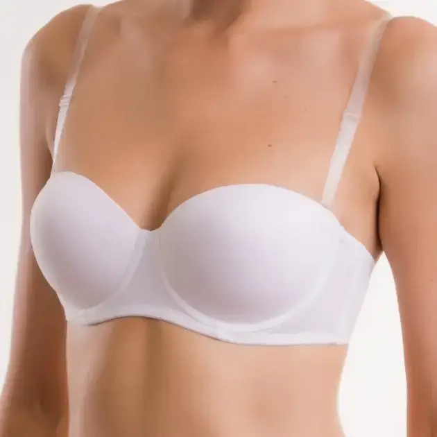 

Бюстгальтер гладкий Acousma 71645 белый Анжелика Размер 85C