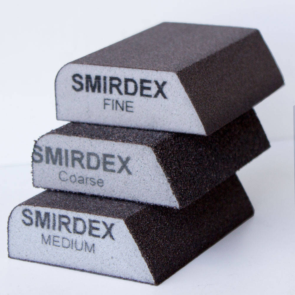 

Абразивная губка комби Smirdex 100*70*25мм Medium (средняя) Р240-Р280