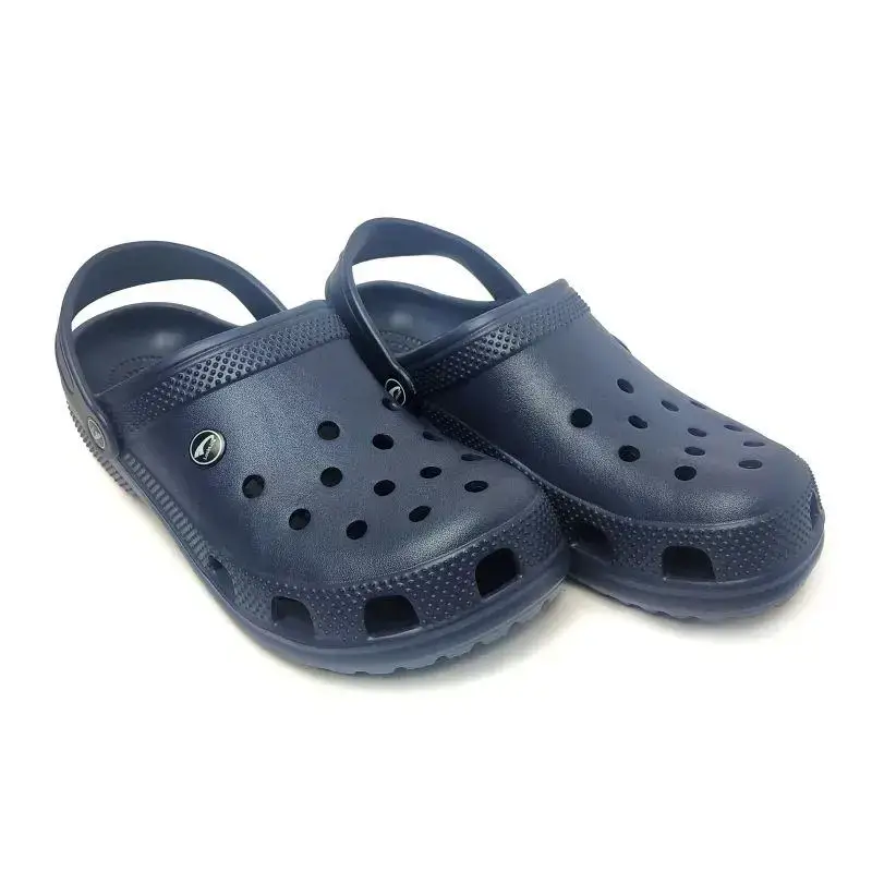

Кроксы мужские сабо шлепанцы синие закрытый носок 42(27 см), Синий