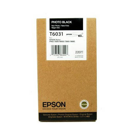 

Картридж Epson StPro 7800/7880/9800/9880 photo black, 220мл. (C13T603100)