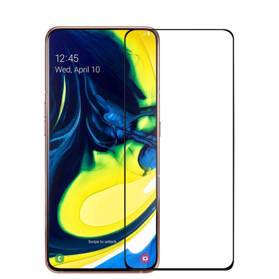 

Защитное 3D Full Glue стекло Lenuo CF для Samsung Galaxy A80 A805F Black, Черный