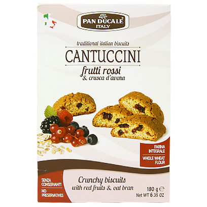

Печиво Кантучіні Лісові фрукти Cantuccini Pan ducale 180g 12шт/ящ (Код : 00-00005170)