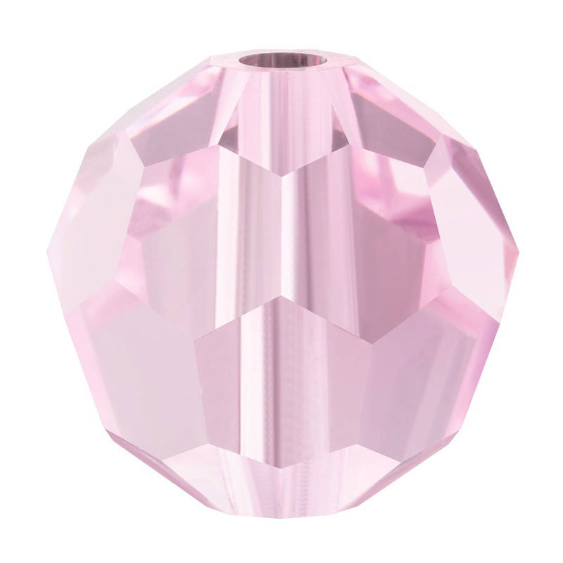 

Круглые хрустальные бусины Preciosa (Чехия)  Pink Sapphire, Розовый