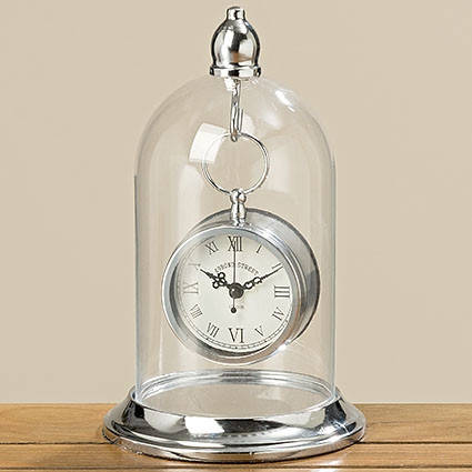 

Часы Белина серебряный металл, стекло h26см