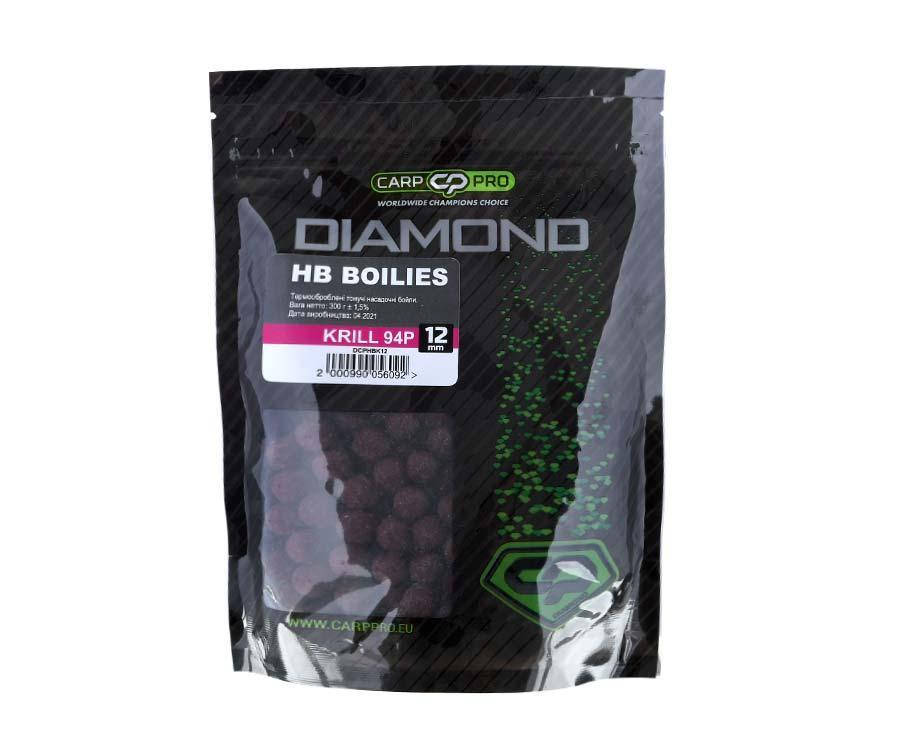 

Бойлы насадочные Carp Pro Diamond HB Boilies Krill 94P 12мм