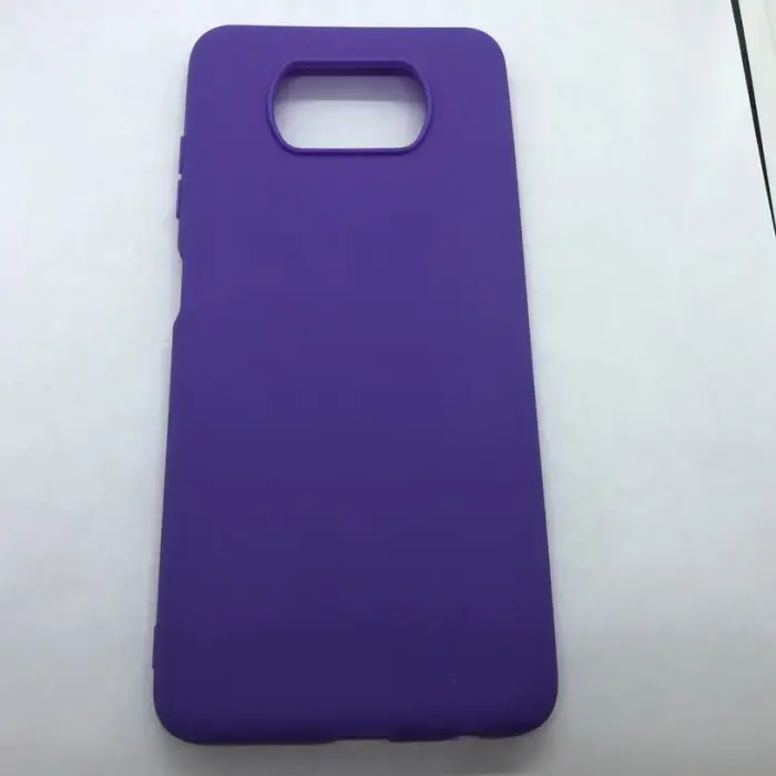 

Чехол-накладка для Xiaomi Poco X3 Candy- сиреневый