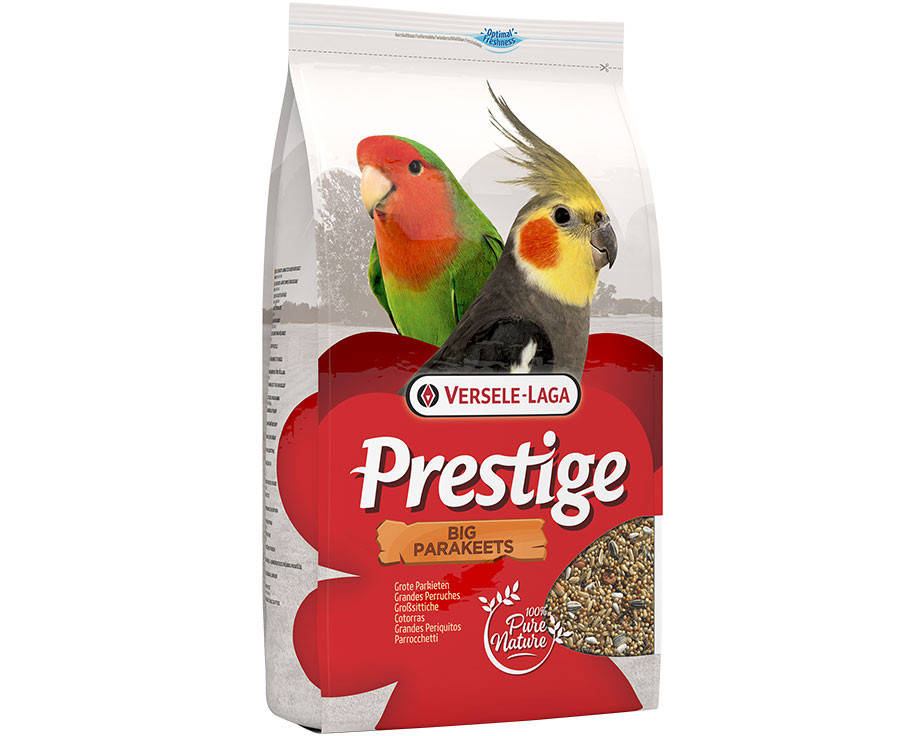 

Versele-Laga Prestige Big Parakeet ВЕРСЕЛЕ- зернова суміш з горіхами, корм для середніх папуг 1кг.