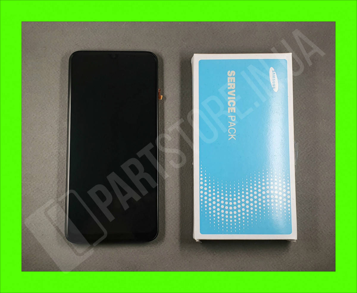 

Дисплей Samsung M215 Black M21 2020 (GH82-22509A) сервисный оригинал в сборе с рамкой, Черный