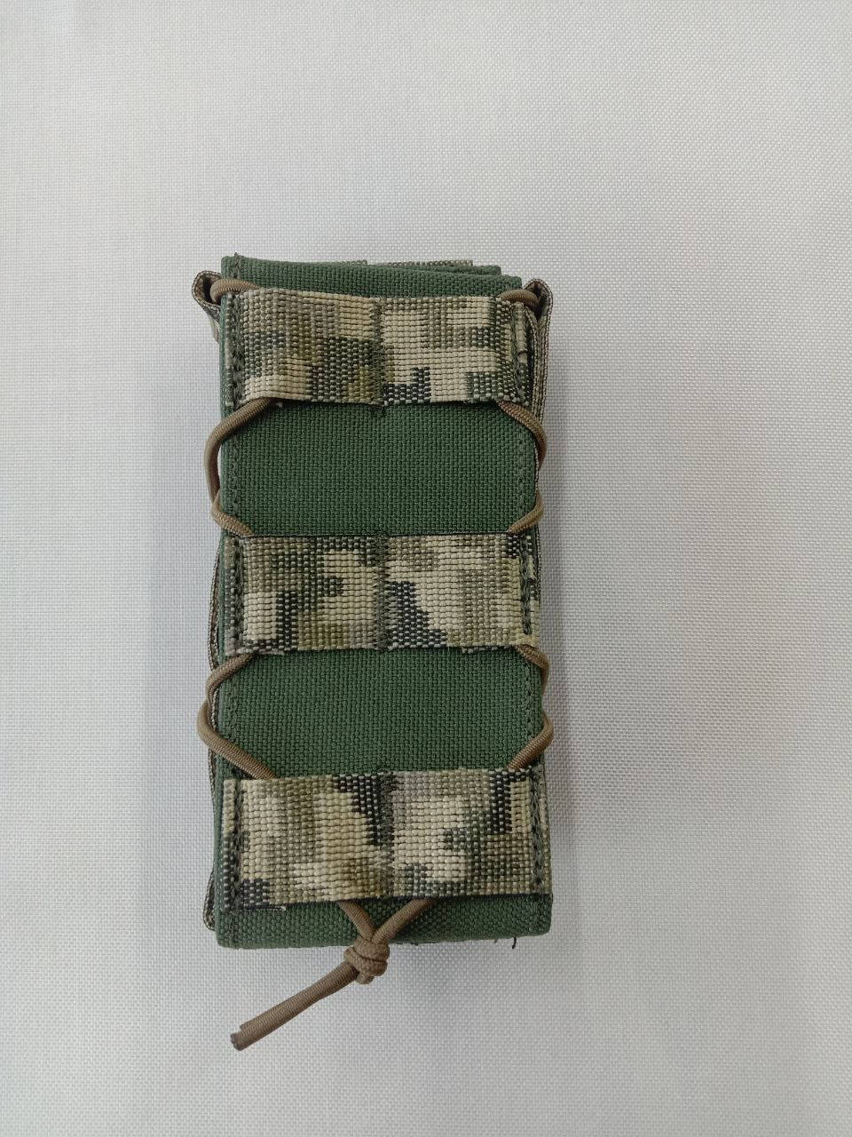 

Подсумок АК открытый одинарный, MIX GREEN, Зелёный