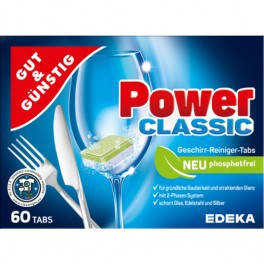 

Капсулы для посудомоечной машины Power Classic (60 шт)