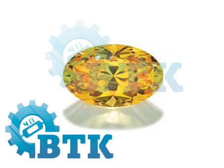 

Цирконий кубический (фианит) желтый овал 8*6