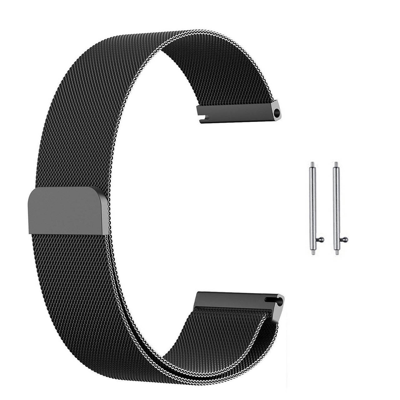 

Ремешок для Amazfit GTS / GTS 2 / GTS 2 mini / GTS 3 металлический миланская петля Black