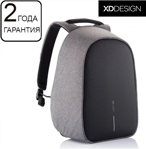 

Рюкзак антивор XD Design Bobby Hero Small 13,3″, серый