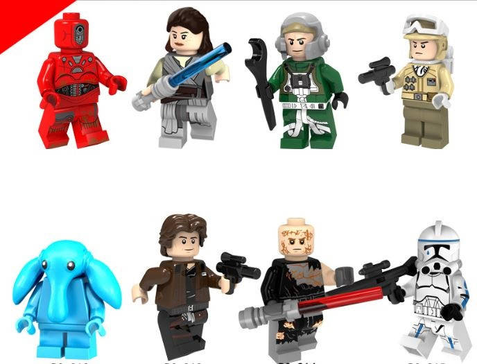 

Фигурки, человечки звёздные войны star wars для лего lego 8 штук