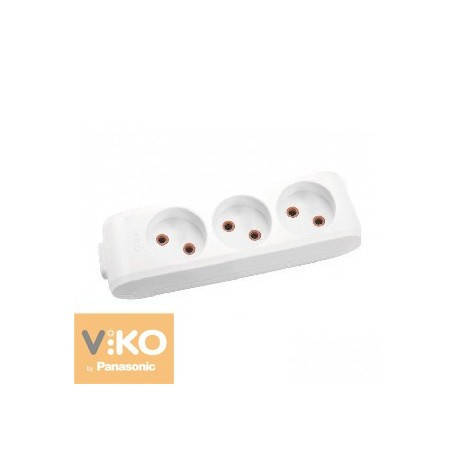 

Колодка VI-KO на 3 гнезда без заземления