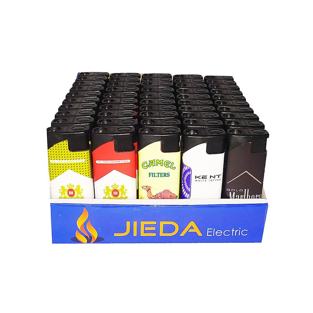 

Зажигалка пьезо Jieda JD-888 50 шт. арт. 0079 (50шт), Черный