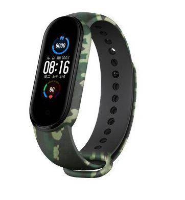 

Браслет ремешок Xiaomi Mi Band 3/4/5/6 Mi Band Сяоми камуфляжный