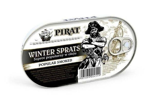 

Шпроти в масле Pirat Winter Sprats 170гр