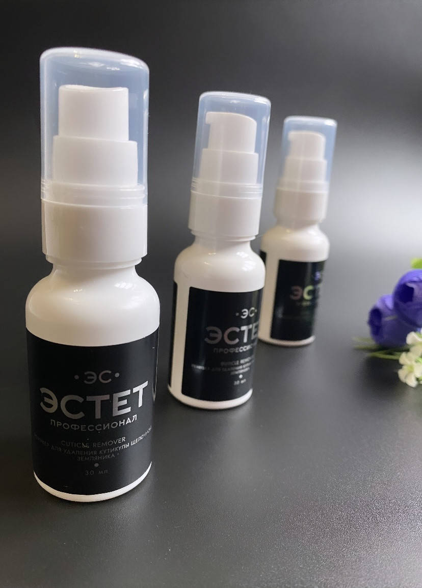 

Ремувер для удаления кутикулы щелочной Земляника Cuticle remover ЭСТЕТ, 30 мл