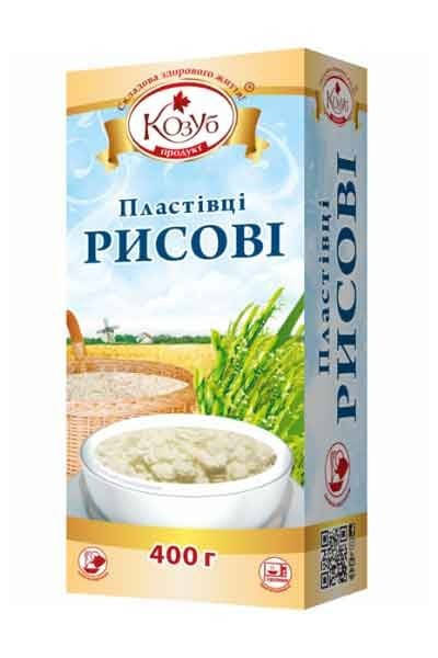 

Хлопья рисовые мгновенного приготовления Козуб 500г