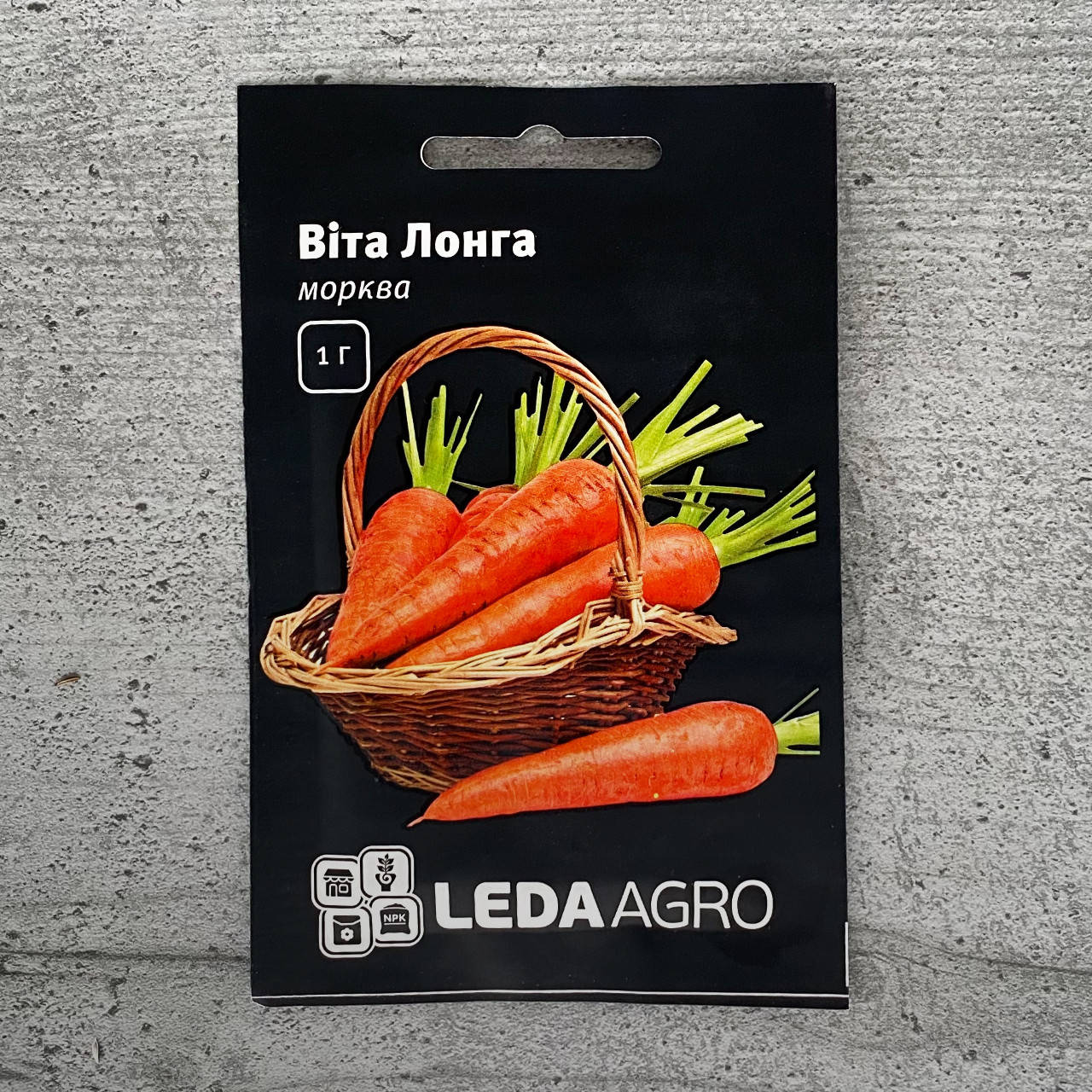 

Морковь Вита Лонга 1 г семена пакетированные Leda Agro