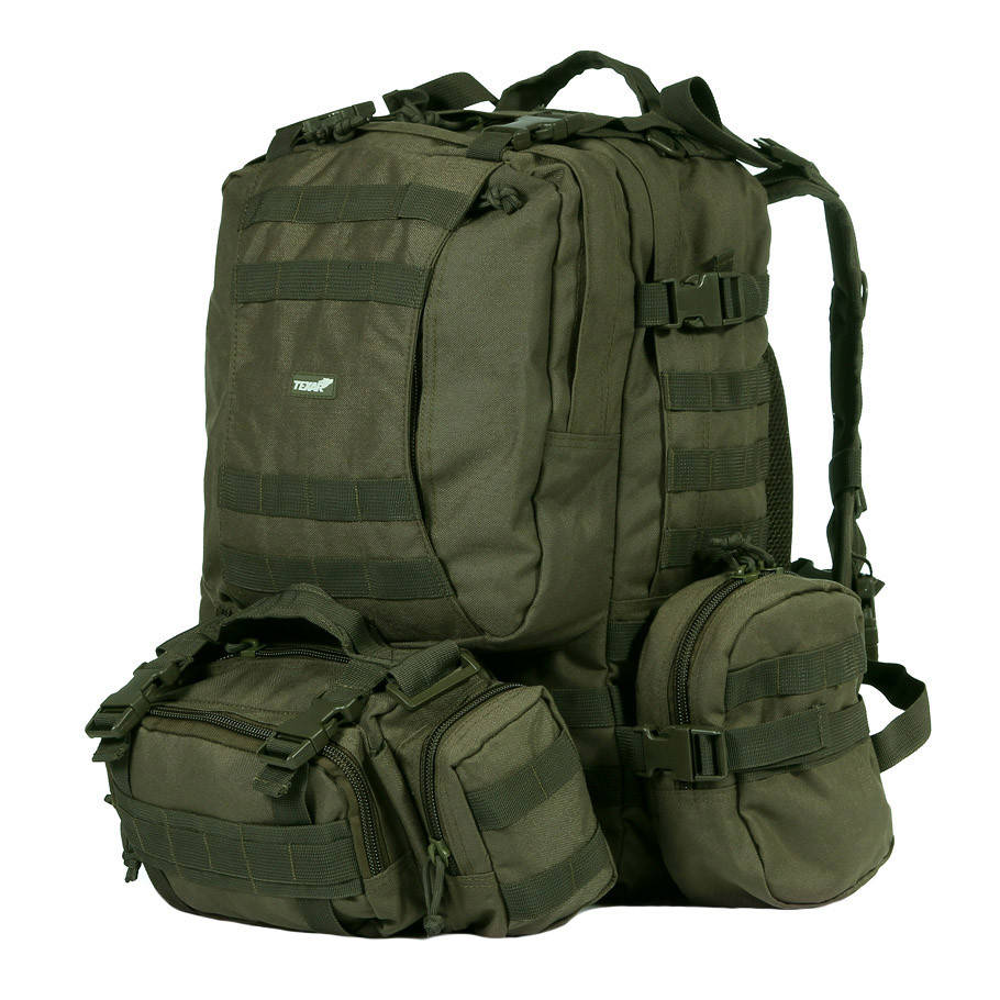 

Тактический рюкзак TEXAR CAMPER 60 л OLIVE, Зелёный