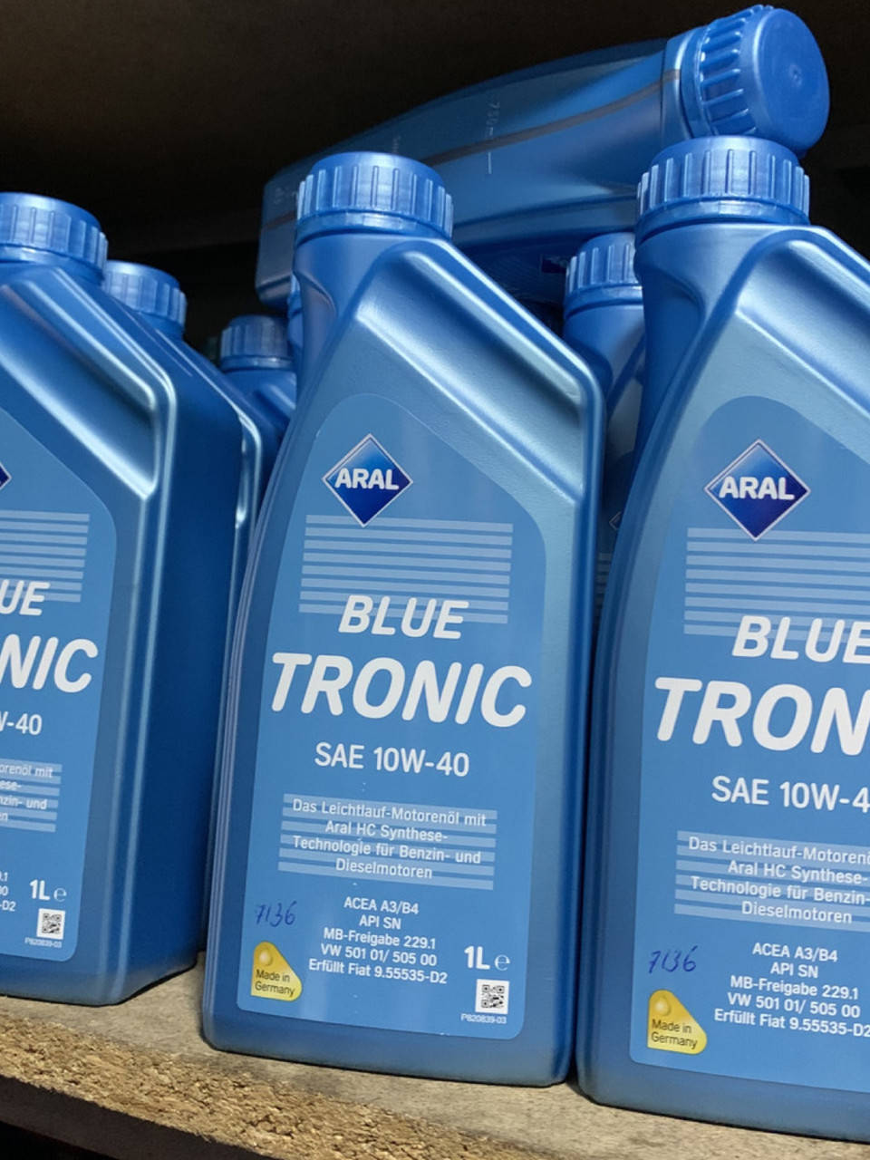 

Масло моторное Aral BlueTronic 10w40 1л