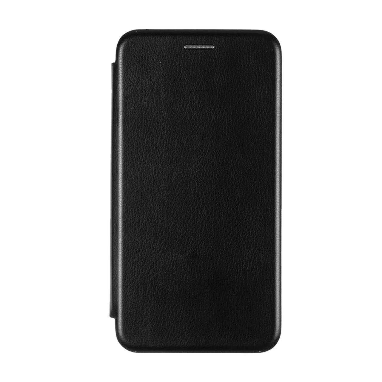 

Чехол-книжка Motorola One Fusion Plus, с силиконовой основой, Черный